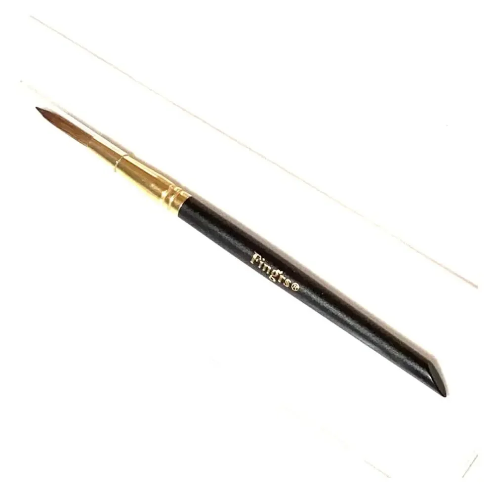 Fingrs Acrylic Nail Eye MAKEUP BRUSH Cuticle Push Brow Brush Applicator